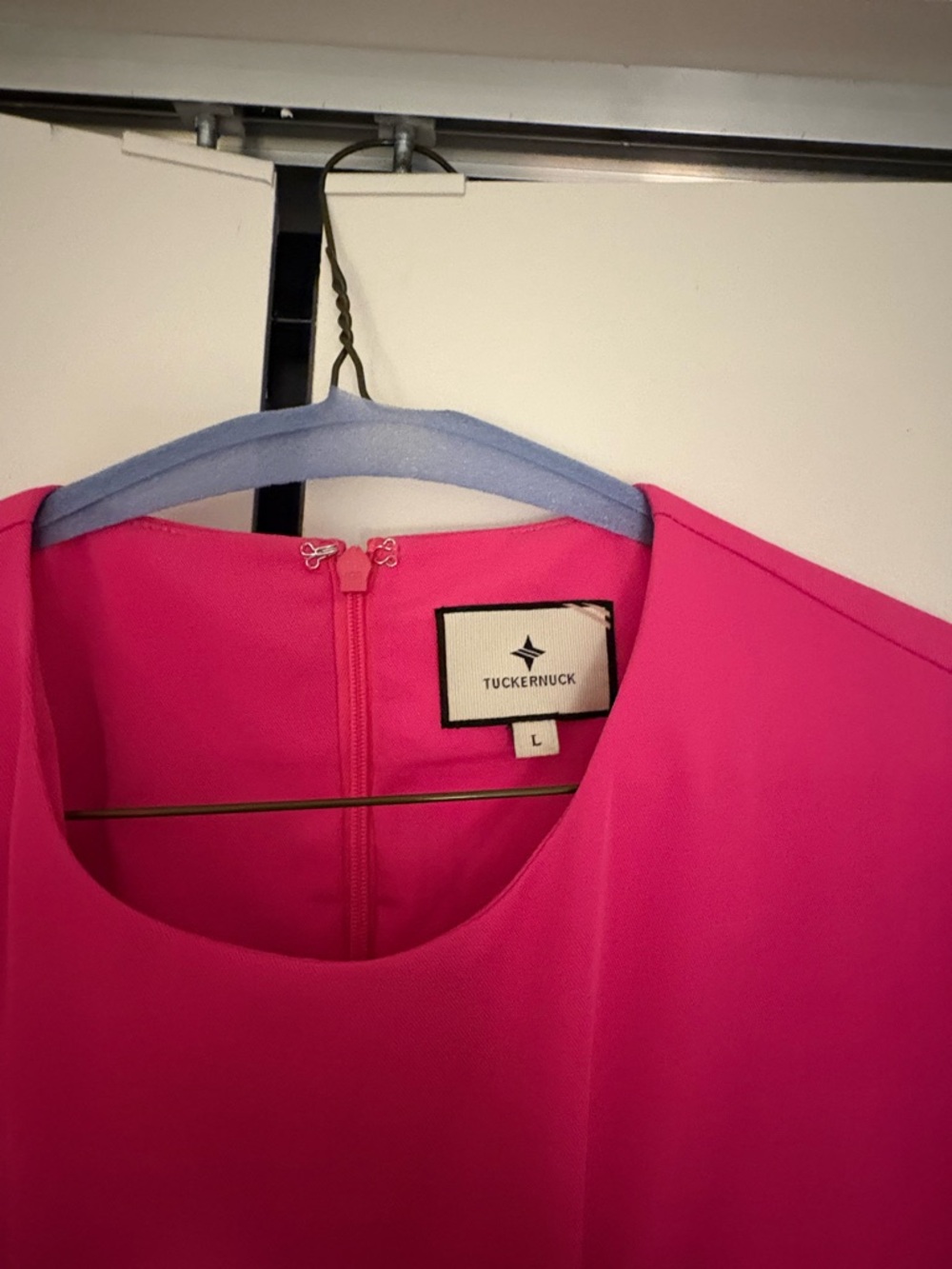 Tuckernuck Hot Pink Feather Jamie Dress - Picture 4 of 4